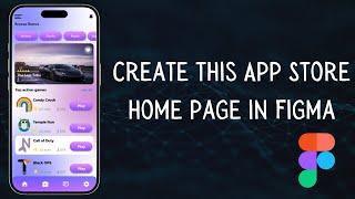 "Figma Tutorial: How to Design a Stunning Mobile App store  UI | Easy Steps"