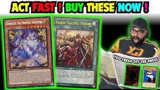 ACT FAST & DON'T MISS OUT! BUY THESE YUGIOH CARDS NOW! - Yu-Gi-Oh! Market Watch