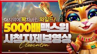 [슬롯][슬롯추천] ‍ 프라그마틱 슬롯 클레오캣트라 - 5000배 맥스윈 시청자 제보영상!‍[프라그마틱]