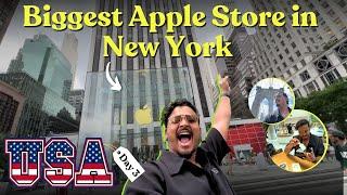 Biggest Apple Store in New York | Daily vlog Day 03 | #justneelthings