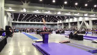 Sydney Razeghi - Vault 2 - 2018 Women's Junior Olympic National Championships