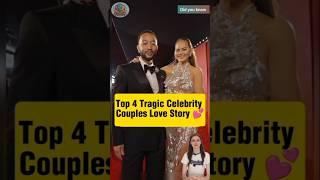 Top 4 tragic celebrity couples love story #celebrities #celebrityscoop #shortsviral #celebrity