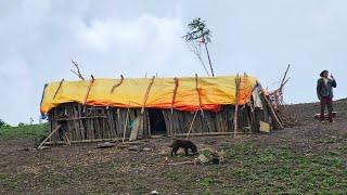 Simple Nepali Mountain Village Life | Rainy Day In Gothichau Village Jumla | Rural Life Nepal |