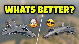 The F-18 Hornet Vs F-35 Lightning! | War Tycoon