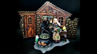 The Witch 1/10 Scale Model Figure Kit Halloween 2024 How To Assemble Light Paint Weather Black Wash