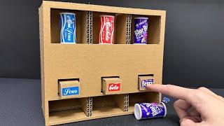 How to Make a Mini Bottle Vending Machine with Cardboard