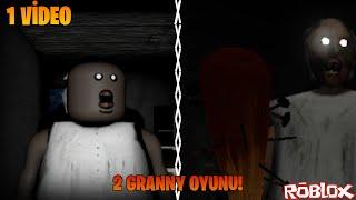 BİR VİDEO, İKİ GRANNY OYUNU! - Roblox | Granny