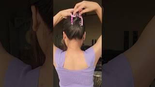 Easy Juda with clutcher #shorts #youtubeshorts #shortvideo #hairstyle #hair #hairtutorial #bun #juda