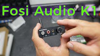 Fosi Audio K1 Bluetooth Headphone Amp Mini Stereo DAC Preamplifier (A Lot In A Little Box)