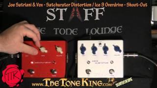 Joe Satriani Vox Satchurator vs. Ice 9 Shoot-Out  Distortion vs Overdrive Carvin CSM6 Marshall JMD:1