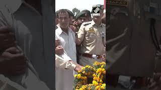 J&K: Wreath laying ceremony for slain soldier Waseem Dar held at Bandipora