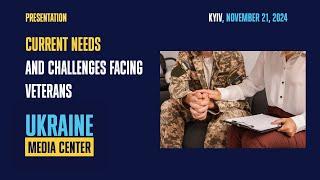 Research presentation: "Current needs and challenges facing veterans of the russia-Ukraine war"