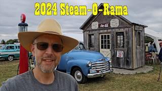 Steam-O-Rama Halltown Missouri - 2024 Tractor Show - Farm Demonstrations - Antique Gas Engines