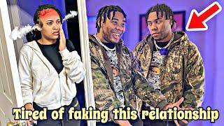 Caught Practicing How To FAKE OUR RELATIONSHIP! Prank On Mya