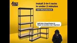 Install a 2-in-1 Boltless Rack in ONLY 2 MINUTES