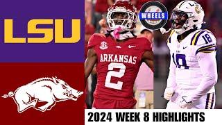 #8 LSU vs Arkansas | Full Game Highlights | 2024 College Football Highlights