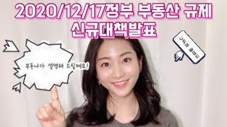 2020/12/17 부동산신규대책 부돈나가 알려드릴께요!