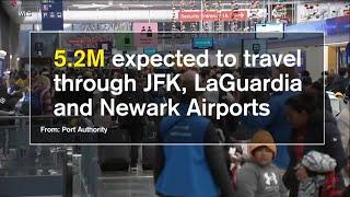 Holiday rush to airports and highways underway