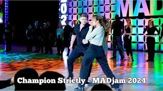 Champion Strictly 1st place - Thibault and Nicole Ramirez - MADjam 2024