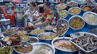 Best Street & Fast Food @Orussey - Mom Selling Various Soup, Chef Fried Rice, Noodle, Cook Fast Soup