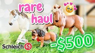 I Spent $500 on SCHLEICH Horses! RARE Unboxing!