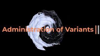 Administration of Variants in ChemGes by DR Software