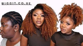 Caramel Hairstyle On A Dark Skin | Two In One Hairstyle Ft. Wiggit.co.uk | Dilias Empire.