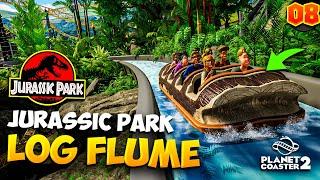 Building JURASSIC PARK Rides Planet Coaster 2! (#8)