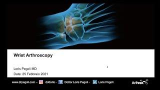 Webinar artroscopia di polso - Webinar wrist arthroscopy