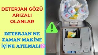 Bulaşık Makinesi Deterjan Kapağı Açılmıyorsa Deterjan Makine İçine Ne Zaman Konulur?