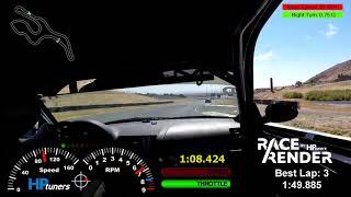 E46 M3 Sonoma Raceway 1:48.2 w/data