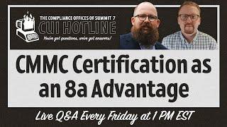 CMMC Certification as an 8a Advantage