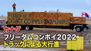 「権利の侵食にノー」 カナダでトラックによる大行進 Freedom Convoy 2022