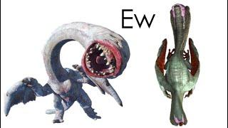 Cave wyvern ecology : Khezu and Gigginox in Monster Hunter