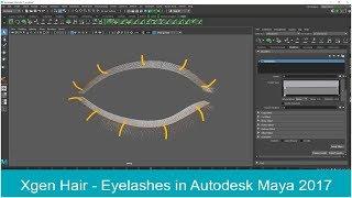 EyeLashes in Maya Tutorial in 7 minutes