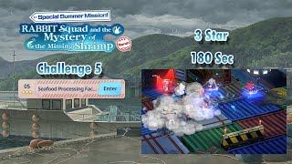 Blue Archive Global - Rabbit Squad and The Missing Shrimp Rerun Challenge 5 (3 Star & 180 Sec Clear)