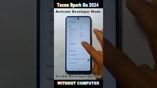 How to Tecno Spark Go 2024 - Enable Developer Options 2025 /Activate Developer Mode 2025 #smartphone