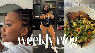 WEEKLY VLOG  | GETTING BACK ON TRACK, HEALTHY HABITS, FAUX CROCHET LOCS FAIL, PLT HAUL & MORE