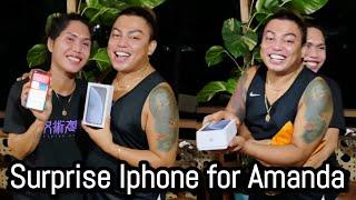 Surprise IPhone for Amanda..