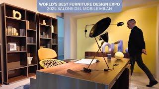 2025 SALONE DEL MOBILE MILANO WORLD'S BEST FURNITURE DESIGN EXPO - 4K WALK AROUND