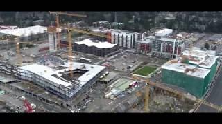 Spring District Bellevue WA Aerial Video