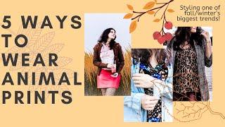 5 Ways to Wear Animal Prints