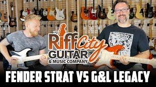 Fender Strat Vs G&L Legacy Shootout - Salutations America!