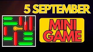 5 SEPTEMBER hamster kombat MINI GAME solved