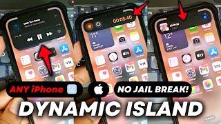 How to Install & Enable REAL Dynamic Island on Any Unsupported iPhone - iOS 18.1.1