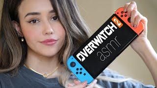 ASMR - Overwatch 2 + PC| Switch gameplay & Review with historic facts, button clicking, whispered 