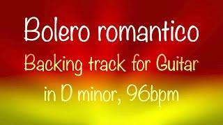 Bolero romantico, latin backing track, D minor, 96bpm. Play along and enjoy!