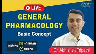 GENERAL PHARMACOLOGY BASIC CONCEPT