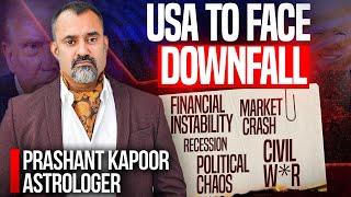 USA's looming Downfall?| Recession, Market Crash & Threats for USA on the Cards?| Prashant Kapoor