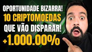 10 CRIPTOMOEDAS PARA COMPRAR NA QUEDA E FAZER 1.000% EM ATÉ 150 DIAS